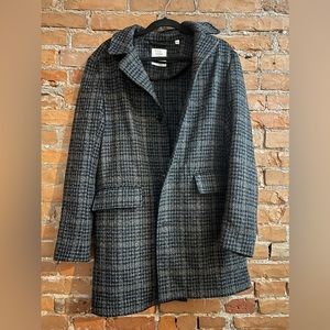 Billy Reid Small Slim Fit Wool Pea Coat